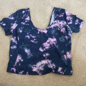 Lululemon cropped u-neckline